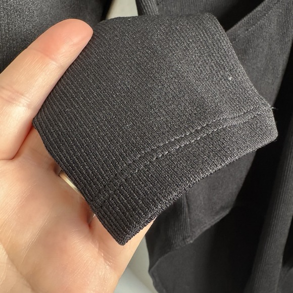 Topshop Cut Out vneck long sleeve bodysuit Ladies ASOS medium 8 10 Black NWT - Picture 2 of 6